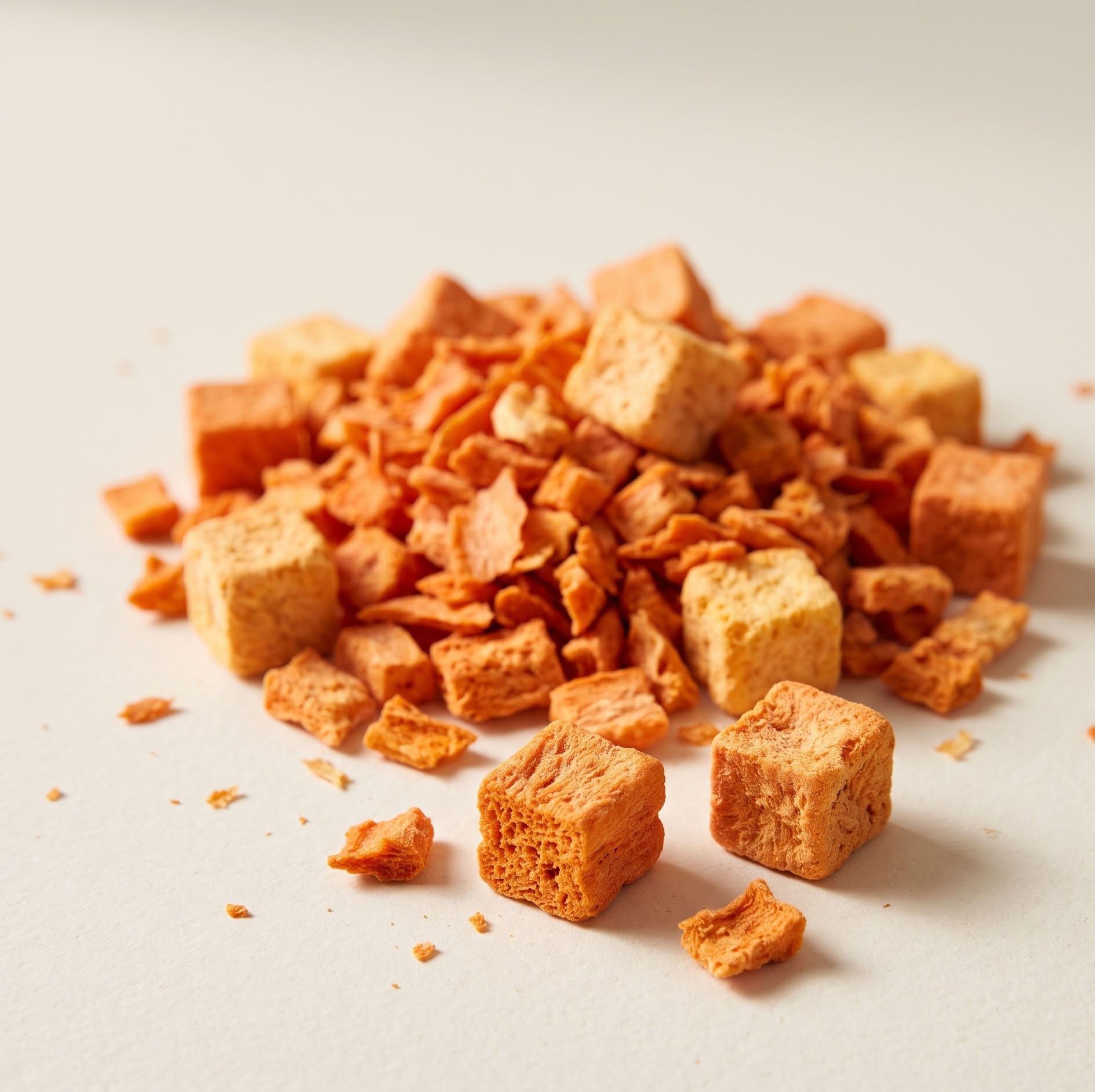 Freeze-dried carrot