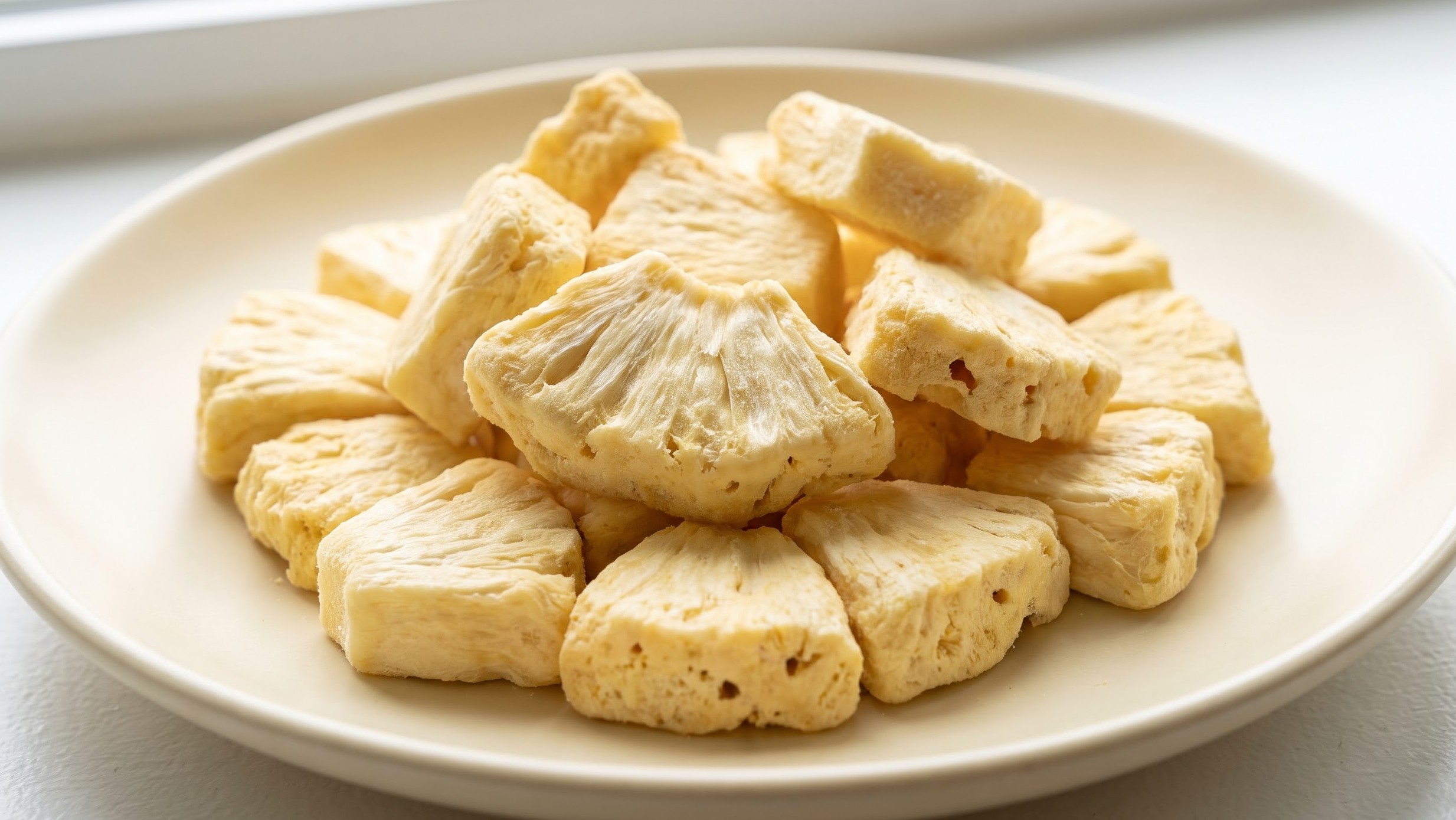 Freeze-dried pineapple